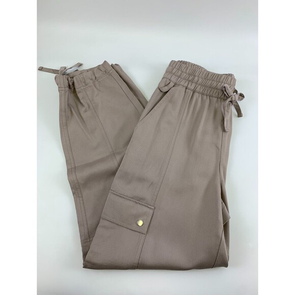 Athleta Celestial High Rise Utility Pant Feather Drawstring 471984 Womens Small - Picture 9 of 16